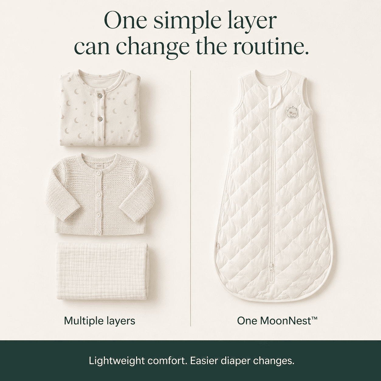 Evernava MoonNest™ Baby Sleep Sack