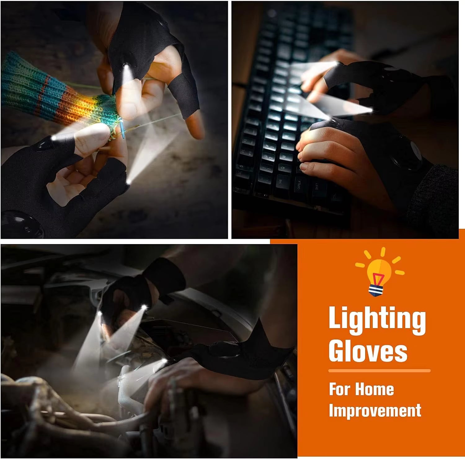 Evernava™ Hands-Free LED Work Glove